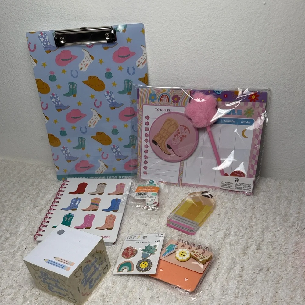 Teacher Colorful  Stationery Set 8 pieces,‎ teacher appreciation